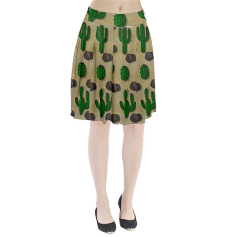 Cactuses Pleated Skirt from ArtsNow.com