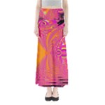 Magenta Boardwalk Carnival, Abstract Ocean Shimmer Maxi Skirts