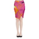 Midi Wrap Pencil Skirt 