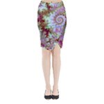 Raspberry Lime Delighraspberry Lime Delight, Abstract Ferris Wheel Midi Wrap Pencil Skirt