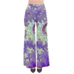 Sea Shell Spiral, Abstract Violet Cyan Stars Pants Sea Shell Spiral, Abstract Violet Cyan Stars Pants
