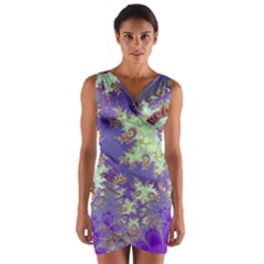 Wrap Front Bodycon Dress 
