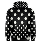 Polka Dots - Ivory on Black Men s Pullover Hoodie