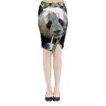 Panda Midi Wrap Pencil Skirt