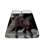 Running Horses Fitted Sheet (Full/ Double Size)