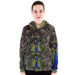 Peacock Women s Zipper Hoodie