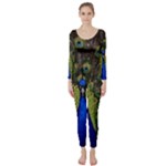 Peacock Long Sleeve Catsuit
