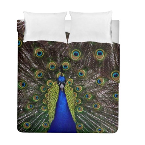 Peacock Duvet Cover Double Side (Full/ Double Size) from ArtsNow.com