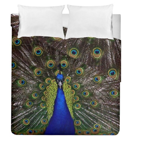 Peacock Duvet Cover Double Side (Queen Size) from ArtsNow.com