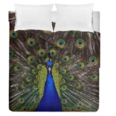 Peacock Duvet Cover Double Side (Queen Size) from ArtsNow.com