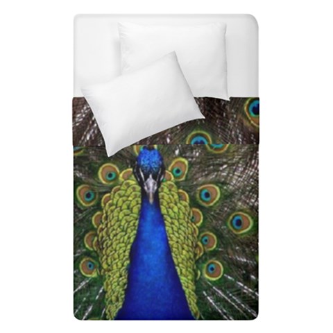 Peacock Duvet Cover Double Side (Single Size) from ArtsNow.com