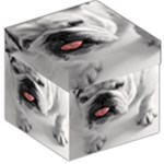 White Bulldog Storage Stool 12 