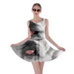 White Bulldog Skater Dress