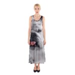 White Bulldog Sleeveless Maxi Dress