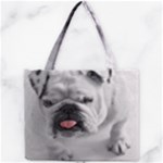 White Bulldog Mini Tote Bag