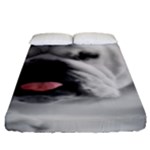 White Bulldog Fitted Sheet (King Size)