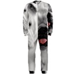 White Bulldog OnePiece Jumpsuit (Men)