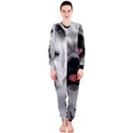 White Bulldog OnePiece Jumpsuit (Ladies)