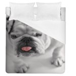 White Bulldog Duvet Cover (Queen Size)