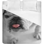 White Bulldog Duvet Cover (King Size)