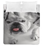 White Bulldog Duvet Cover Double Side (Queen Size)