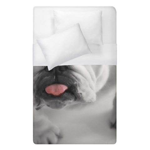 White Bulldog Duvet Cover (Single Size) from ArtsNow.com