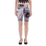 White Bulldog Yoga Cropped Leggings