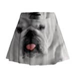 White Bulldog Mini Flare Skirt