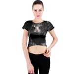 Hawk Crew Neck Crop Top