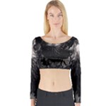 Hawk Long Sleeve Crop Top (Tight Fit)