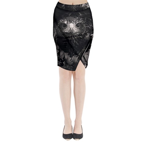 Hawk Midi Wrap Pencil Skirt from ArtsNow.com