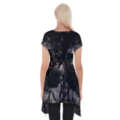 Short Sleeve Side Drop Tunic 