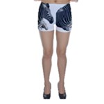 Zebra Skinny Shorts