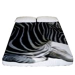 Zebra Fitted Sheet (King Size)
