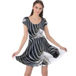 Zebra Cap Sleeve Dress