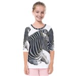 Zebra Kids  Quarter Sleeve Raglan Tee