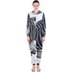 Zebra Hooded Jumpsuit (Ladies)