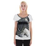 Zebra Women s Cap Sleeve Top
