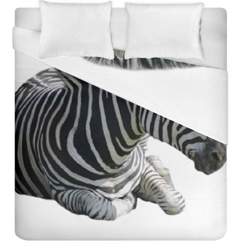 Zebra Duvet Cover Double Side (King Size) from ArtsNow.com