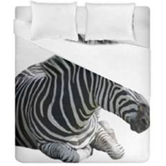 Zebra Duvet Cover Double Side (California King Size) from ArtsNow.com