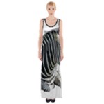 Zebra Maxi Thigh Split Dress
