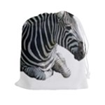 Zebra Drawstring Pouch (XXL)