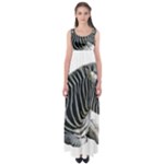Zebra Empire Waist Maxi Dress