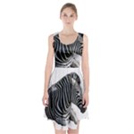 Zebra Racerback Midi Dress