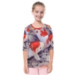 Koi Kids  Quarter Sleeve Raglan Tee