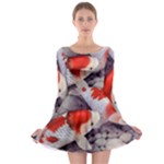 Koi Long Sleeve Skater Dress