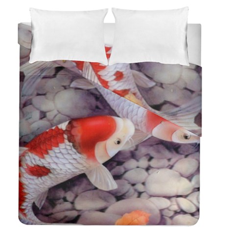 Koi Duvet Cover Double Side (Queen Size) from ArtsNow.com