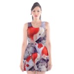 Koi Scoop Neck Skater Dress