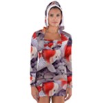 Koi Women s Long Sleeve Hooded T-shirt