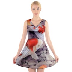 V-Neck Sleeveless Dress 